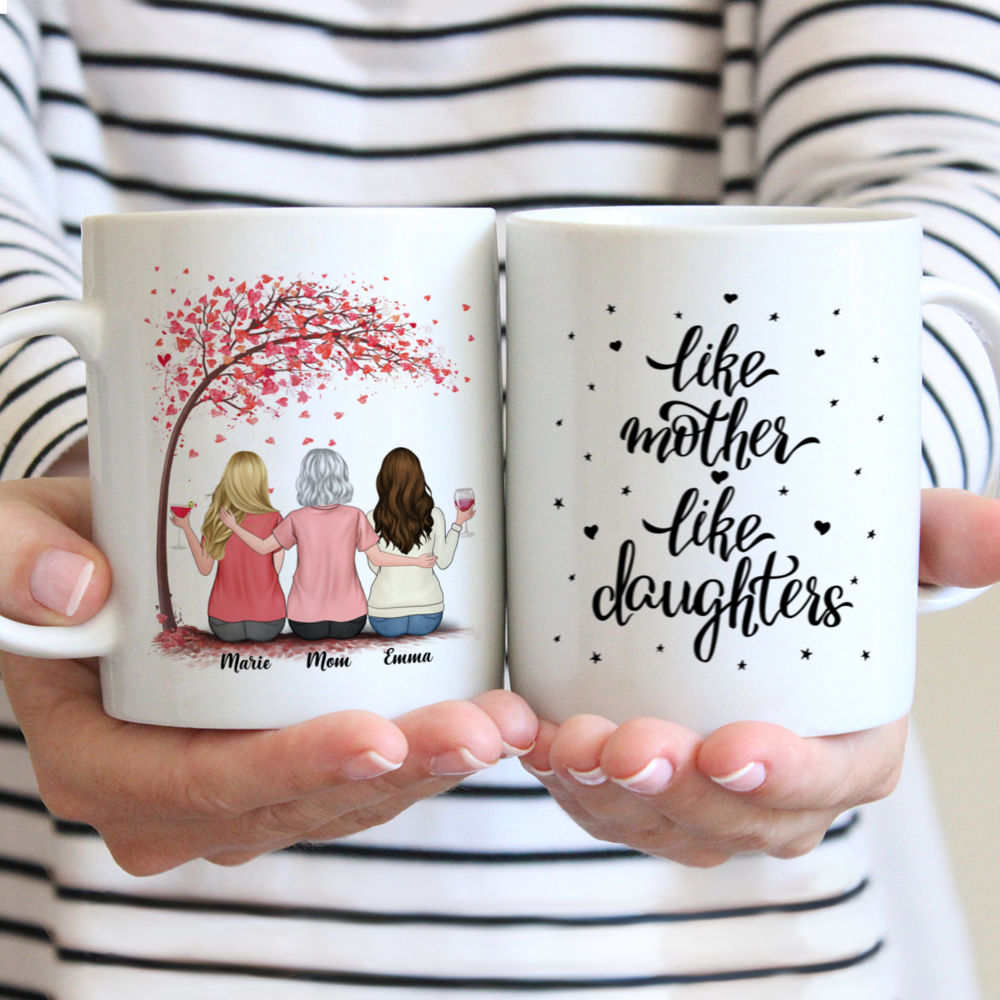 Mother & Daughters - Like Mother Like Daughters (Ver 3) (3605) - Personalized Mug