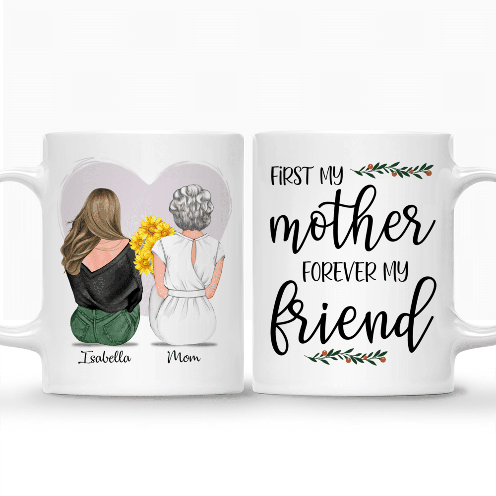 Personalized Mug - Mother's Day - First my Mother forever my friend_3