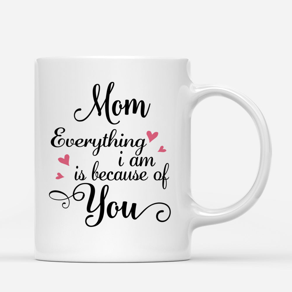 Personalized Mug - Mother's Day - Everything I Am Is Because Of You_2