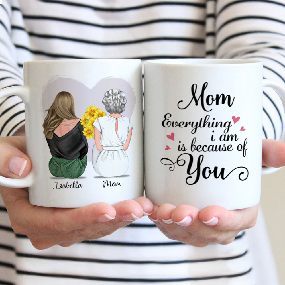You Are The Mom Everyone Wishes They Had Christian Edge to Edge Custom Mugs for Mom Grandma Aunt Sister Wife Friends Coworkers 11oz Unifury