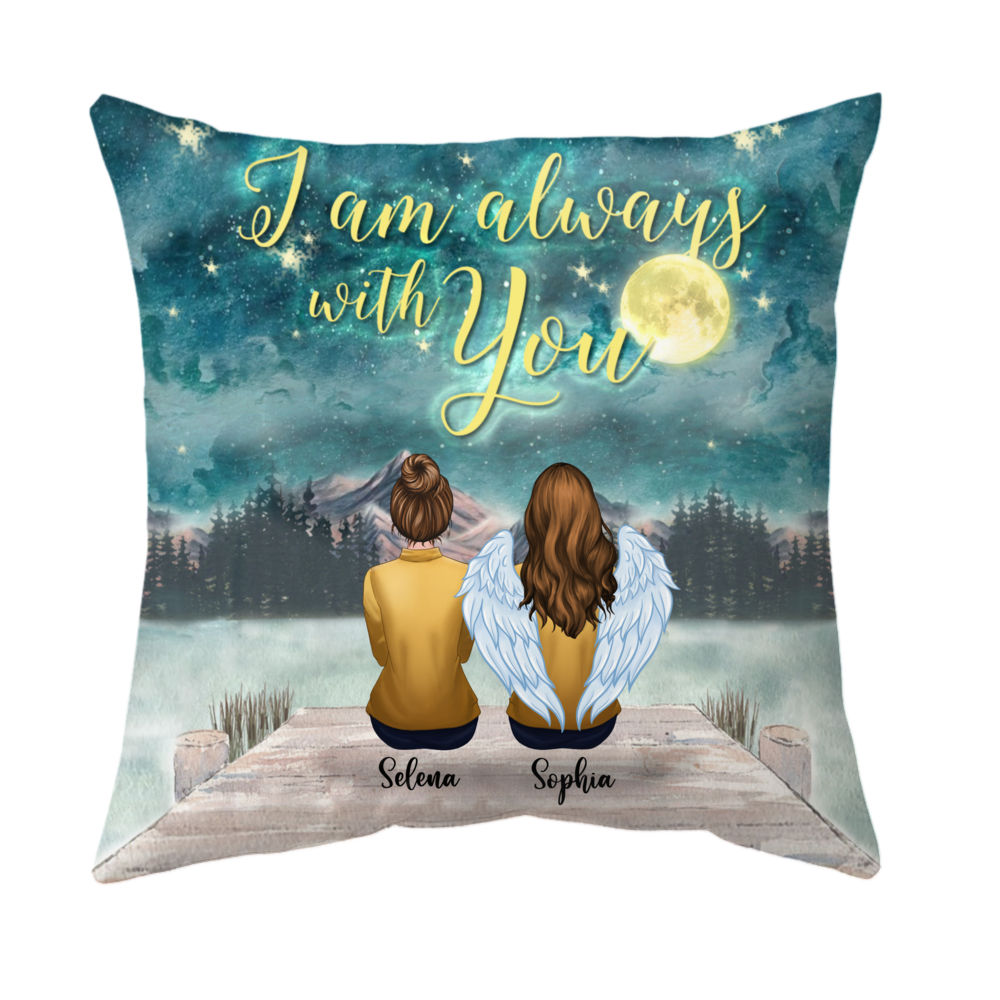 Personalized Memorial Pillow - I Am Always With You (Friends - BG Night)