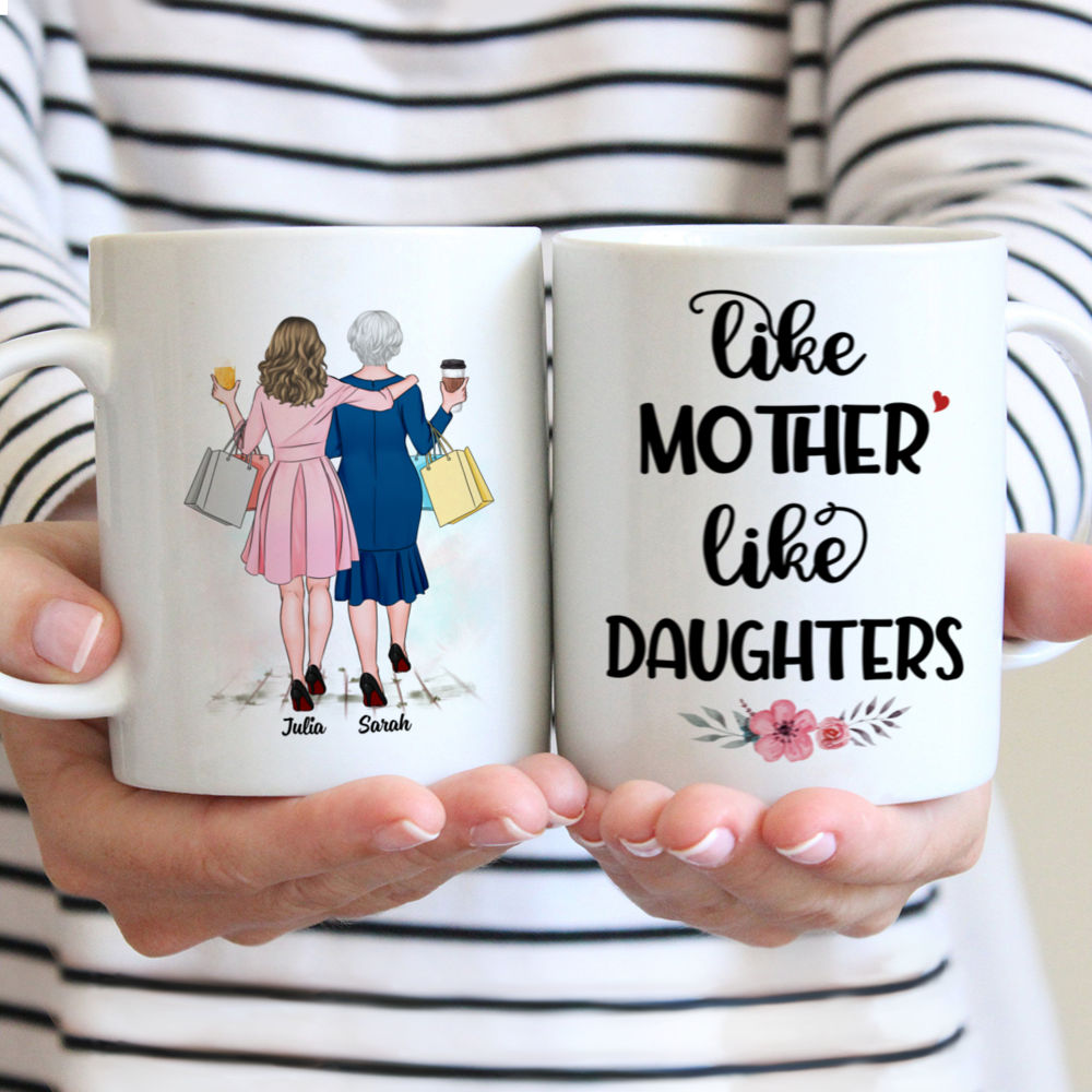 Personalized Mug - Mother Day - Shopping Time - Like mother like daughters