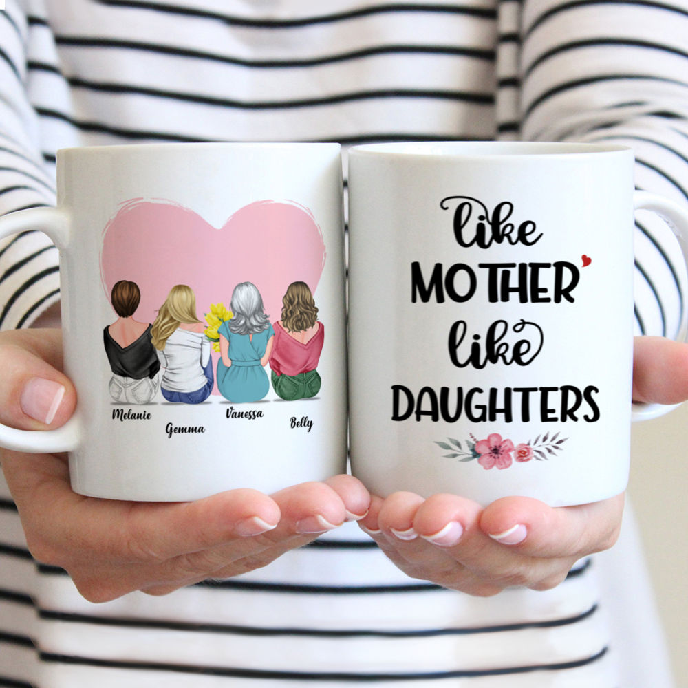 Personalized Mug - Mother's Day - Like Mother Like Daughters 3D