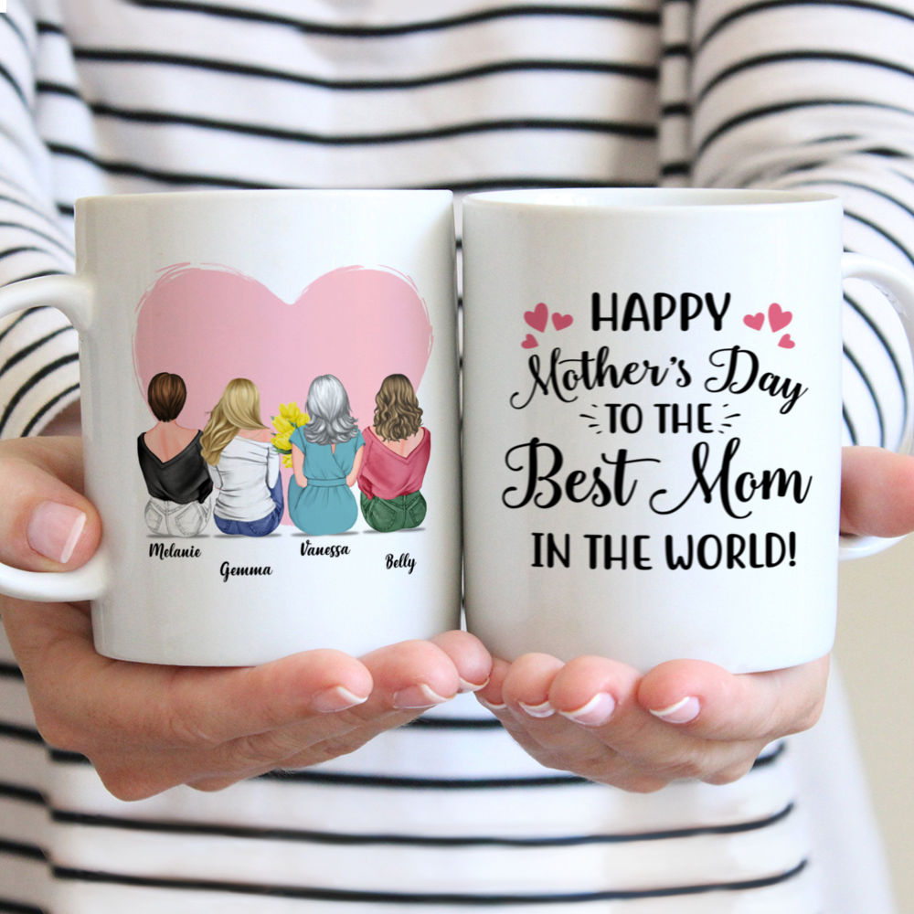 Mug super mom (mug Mom, Mom, mom girls, mom daughters, Mother's Day)