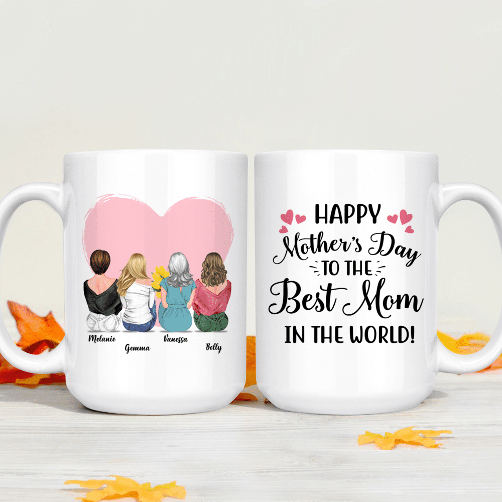 Mug super mom (mug Mom, Mom, mom girls, mom daughters, Mother's Day)