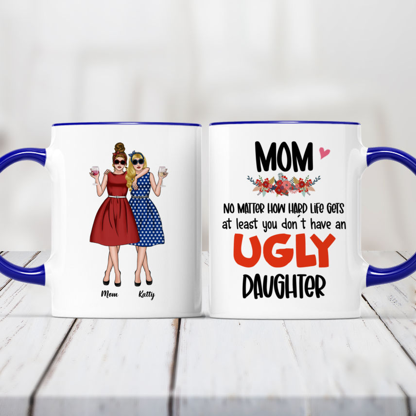 Mom No Matter How Old I Get I Will Always Be Your Financial Burden Little Girl  Mug, Personalized Mom Mug, Gifts To Get Your Mom From Daughter - Highly  Unique