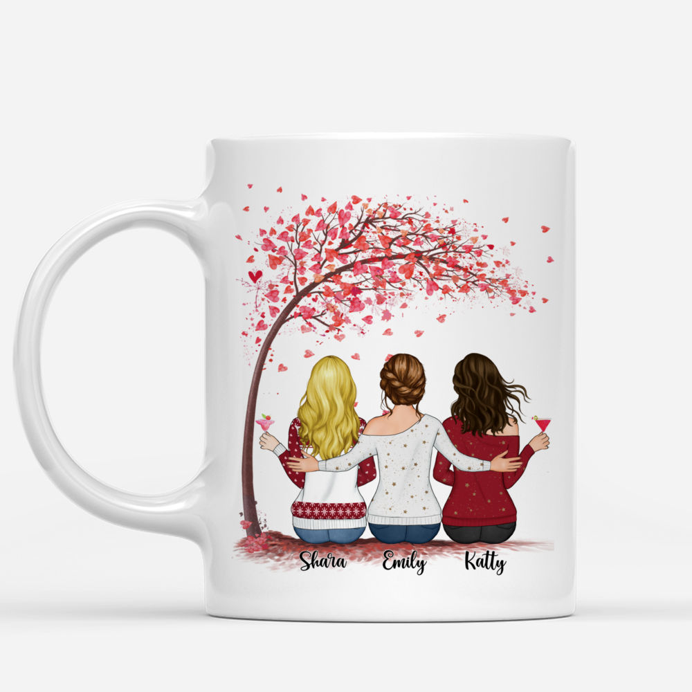 Personalized Mug - Up to 6 Women - Sisters are different flowers from the same garden (3830)_1