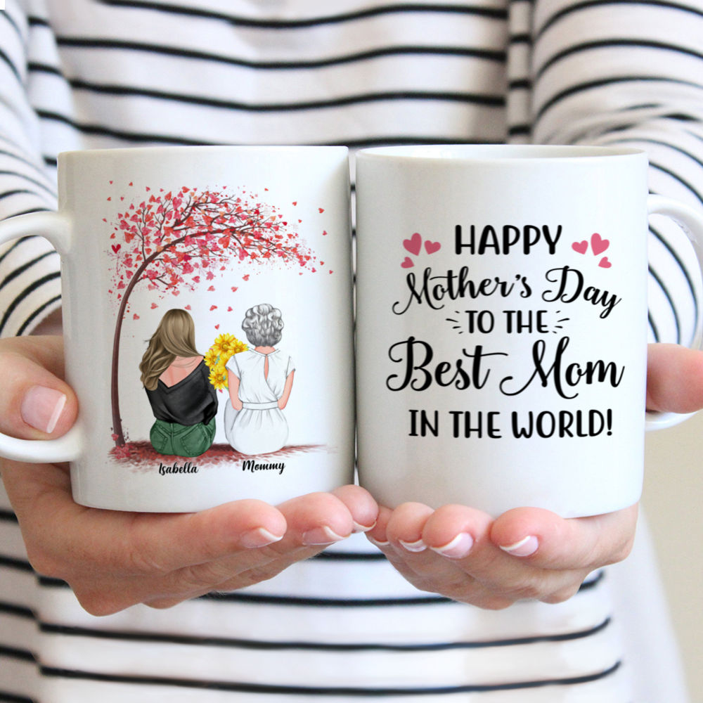 Gearhumans 3D Yoda Best Mom Mothers Day Gift Custom Name Mug