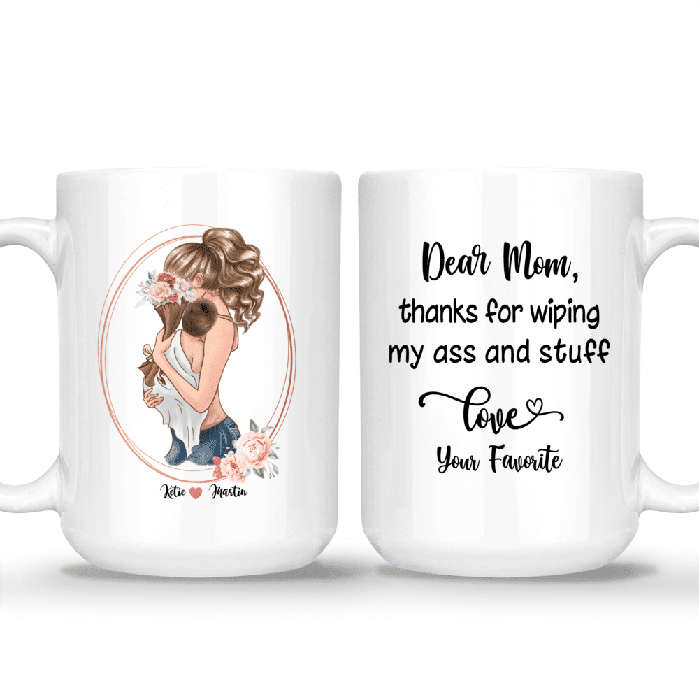 Bonus Mom Thank You Personalized Travel Mugs - PersonalFury