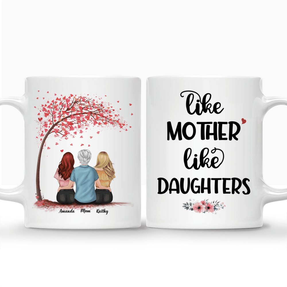 Personalized Mug - Mother & Daughter - Like Mother Like Daughters - Love (LL)_3