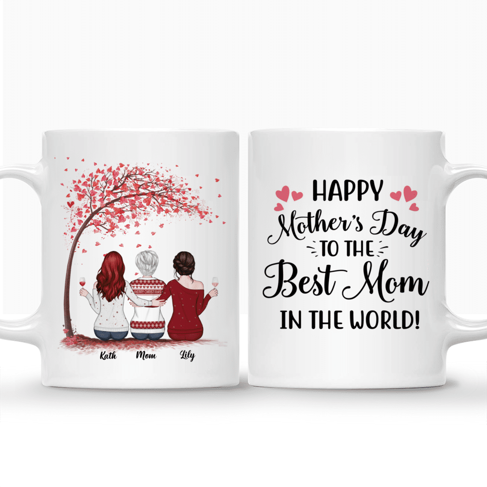 Personalized Mug - Mother & Daughter - Happy Mother's Day To The Best Mom In The World - Love (N)_3