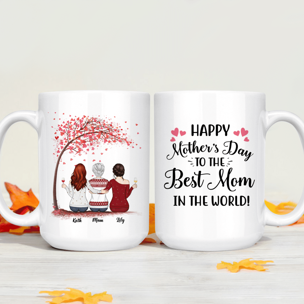 Sentiment Mugs Set of 2 Best Daughter Best Mom Ever Mugs