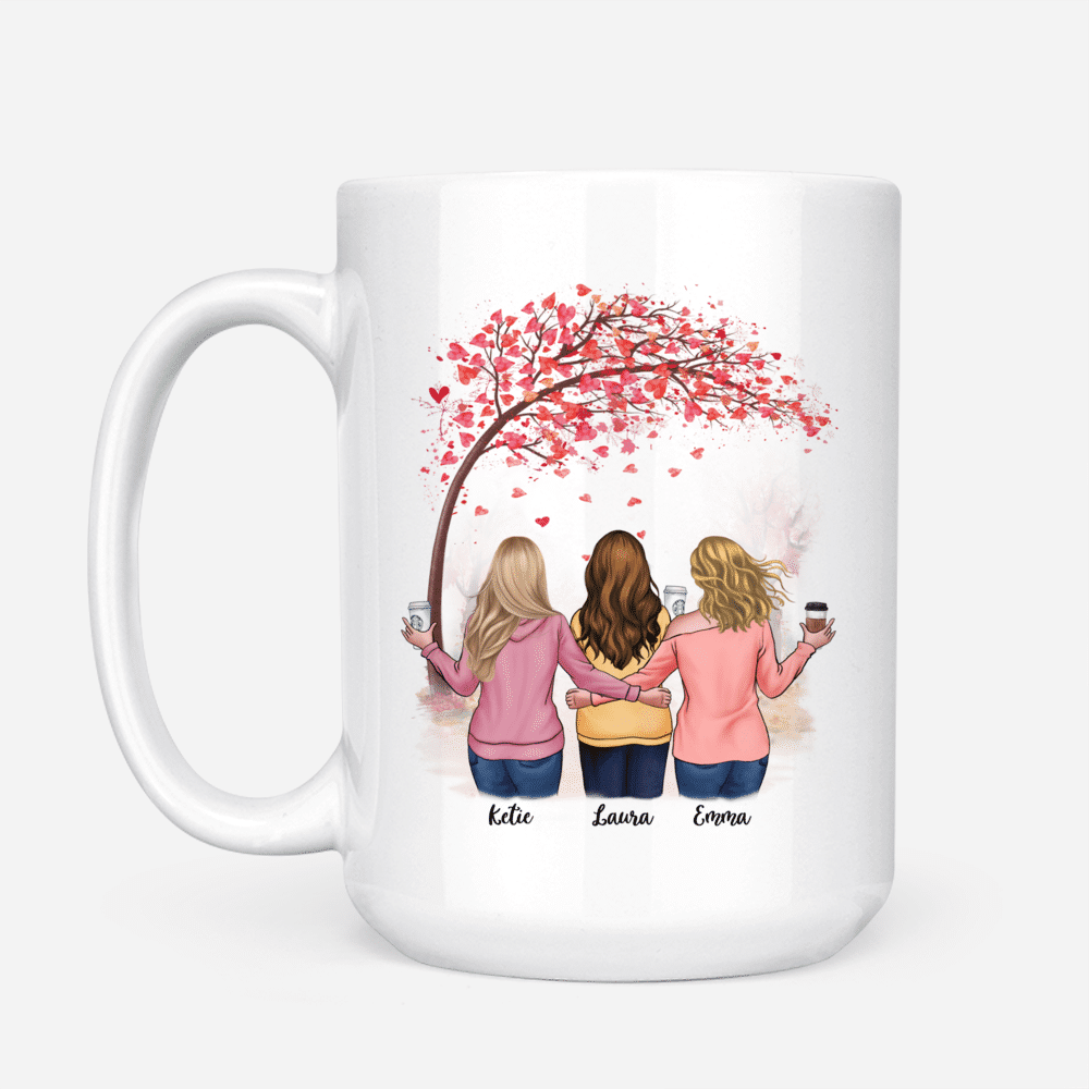 Besties Mugs, Best Friend Mug, BFF Mug, Sister Mugs, Best Friend Gift, –  4Lovebirds