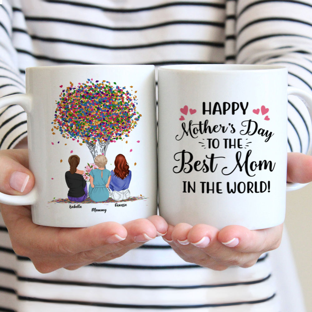 Personalized Mug - Mother & Daughter - Happy Mother's Day To The Best Mom In The World