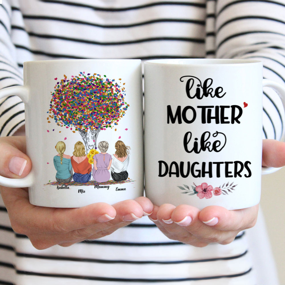 Personalized Mug - Mother & Daughter - Like Mother Like Daughters (V1)