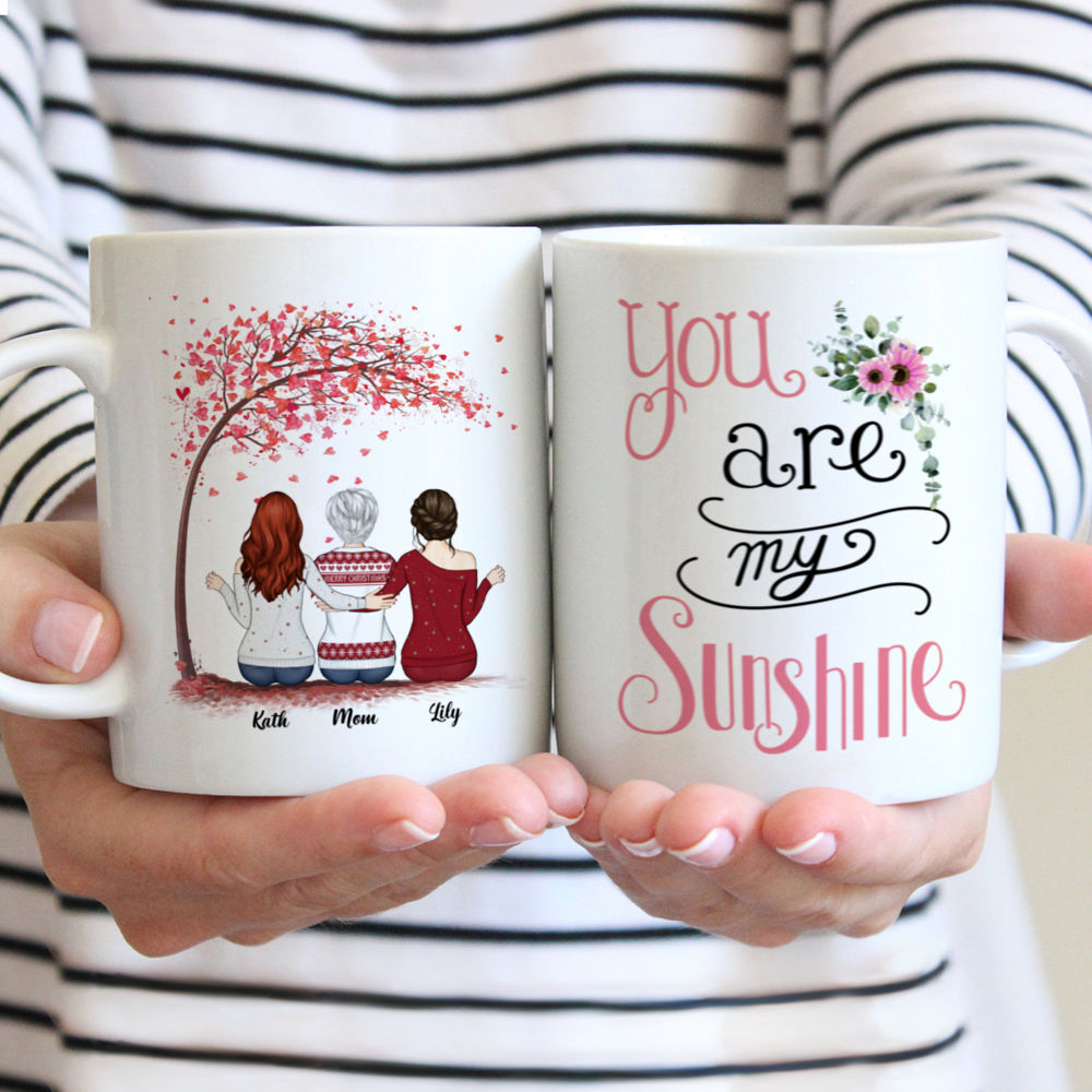 Personalized Mug - Mother & Daughter - You Are My Sunshine