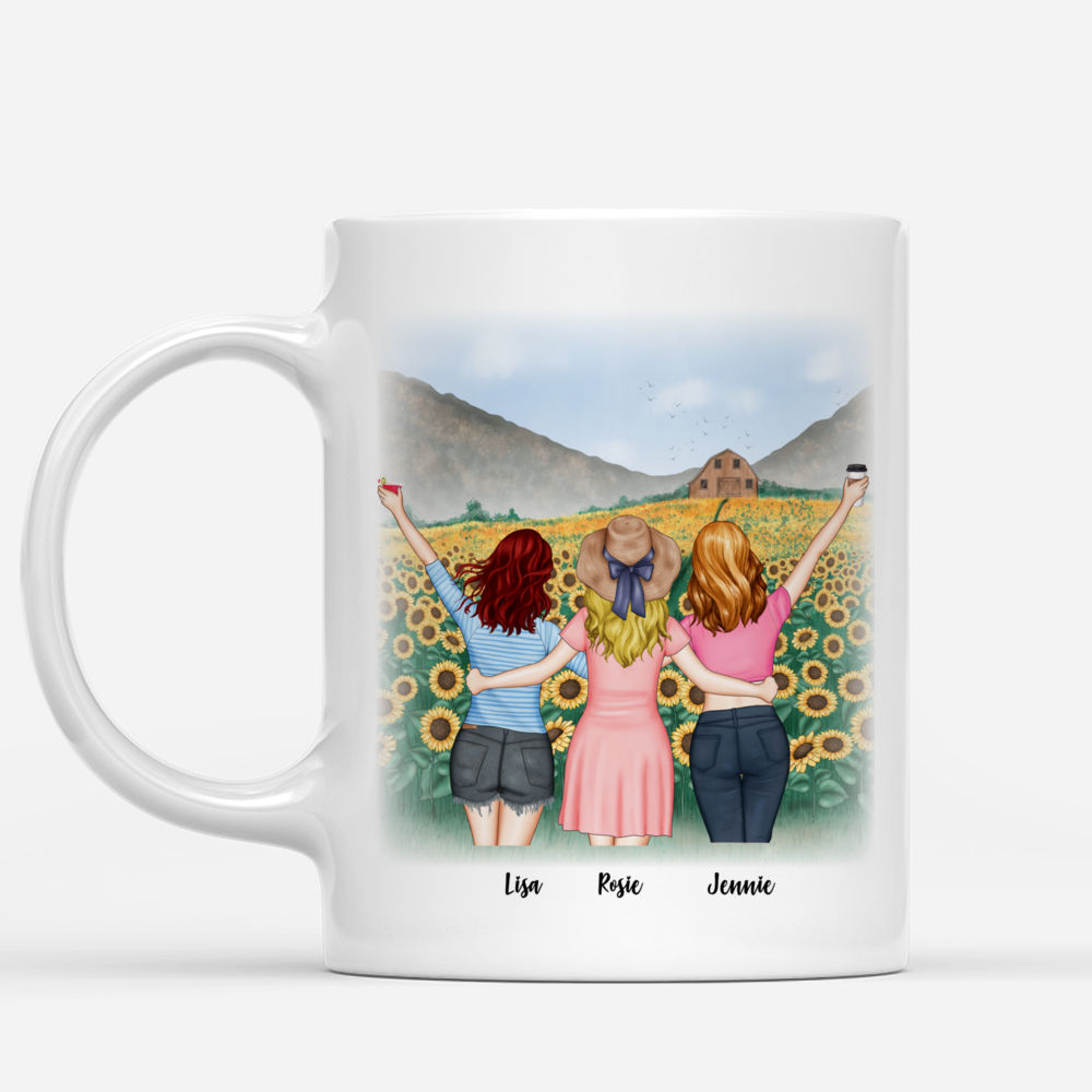 Personalized Mug - Sunflowers Girls (3455) - You're My Sunshine_1