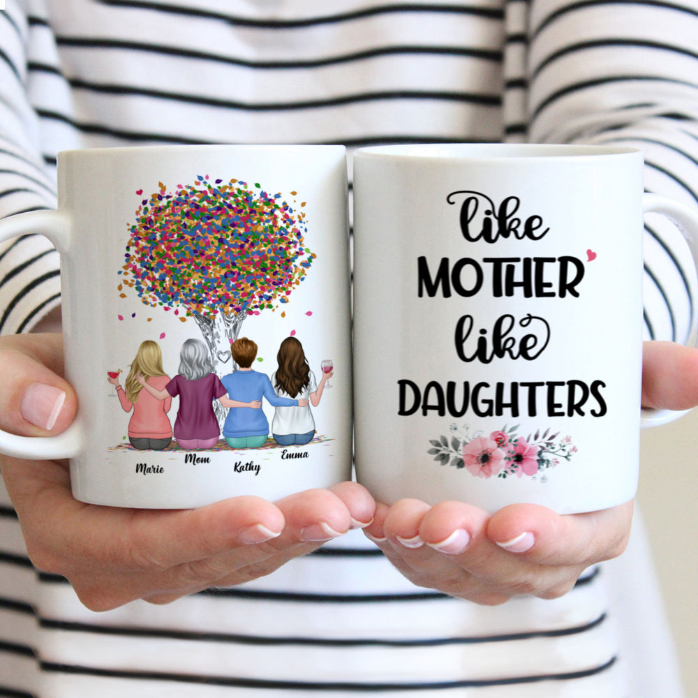 Personalized Mug - Mother & Daughters - Like Mother Like Daughters (3920)