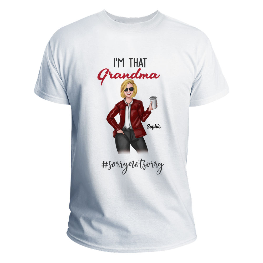 Personalized Shirt - Mother day - Mother's Day Tshirt - I'm that grandma_1