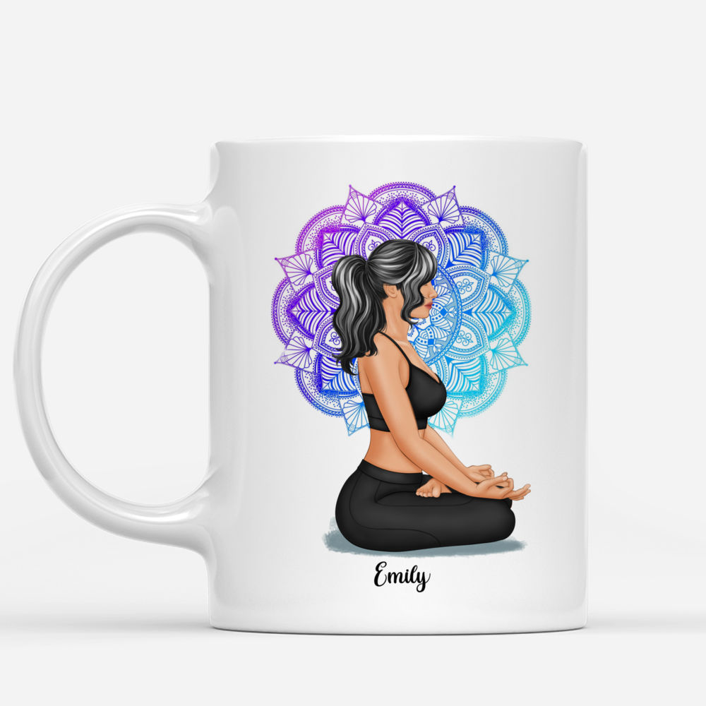 Personalized Mug - Yoga Girl - Beautiful from inside out (ver 3)_1