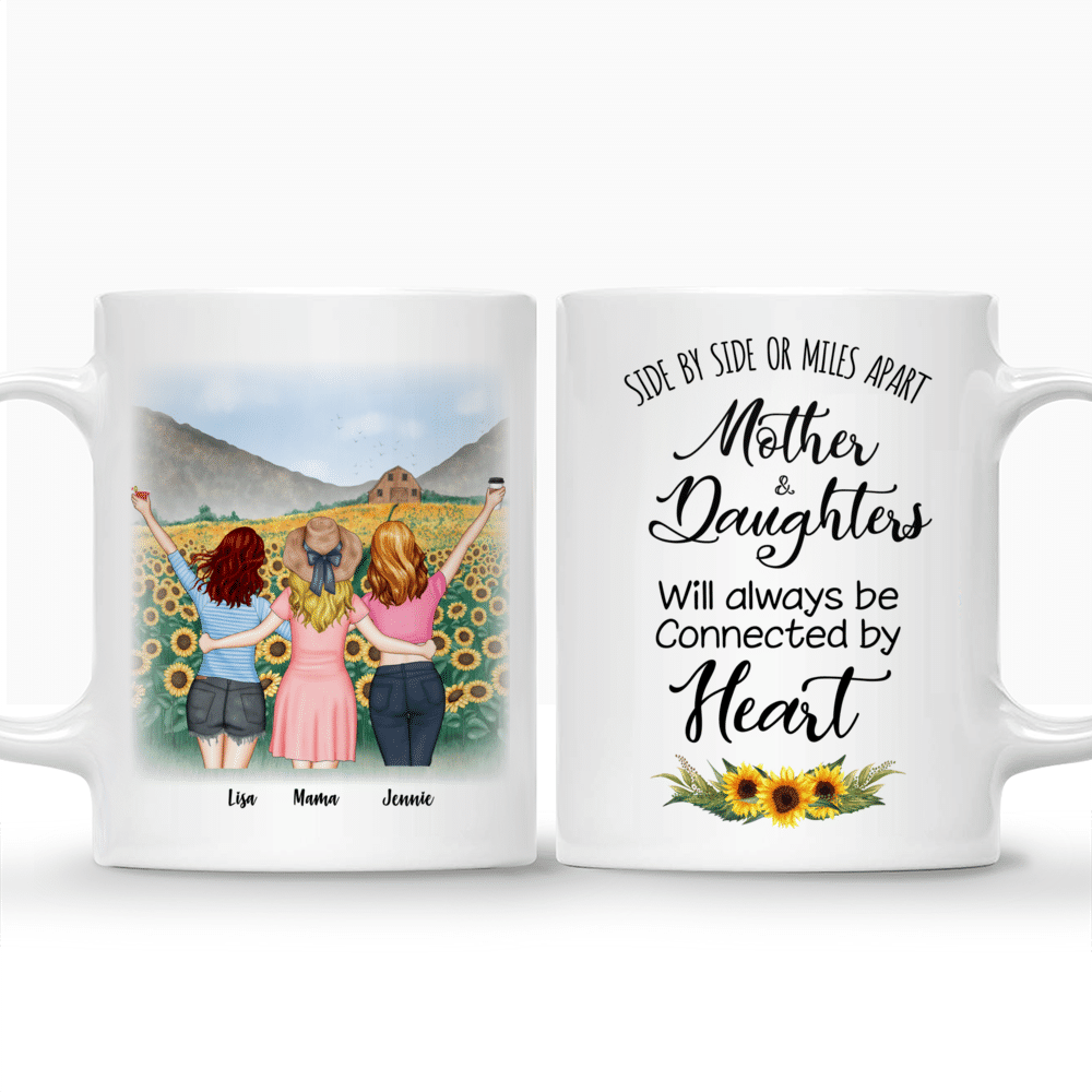 Mother and Daughters will always be connected by heart - Sunflower- - Red_3