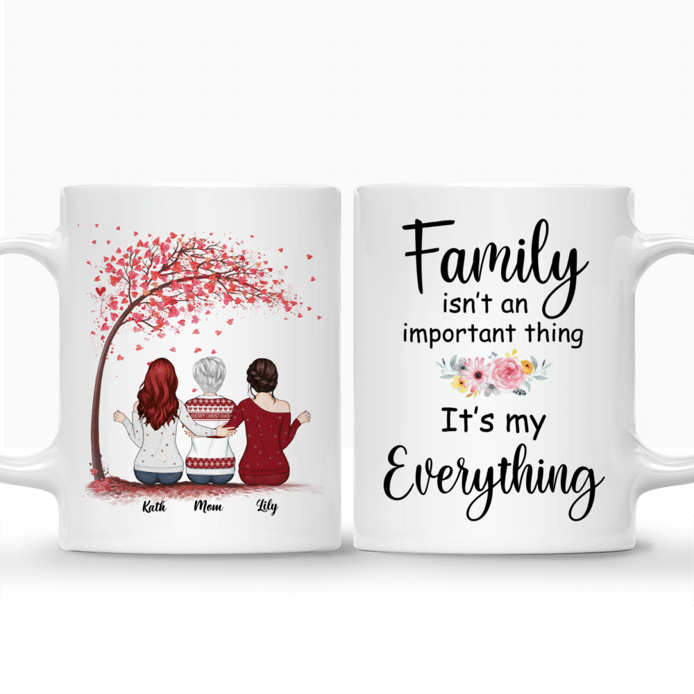 Personalized Mug - Mother & Daughter - Family isnt an important thing. Its my Everything_3