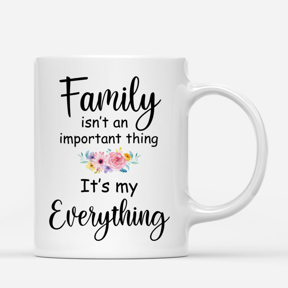 Personalized Mug - Mother & Daughter - Family isnt an important thing. Its my Everything_2