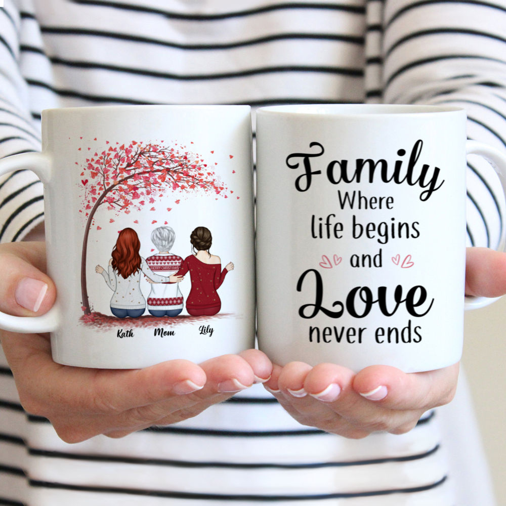 Family Photo Personalized Coffee Mugs