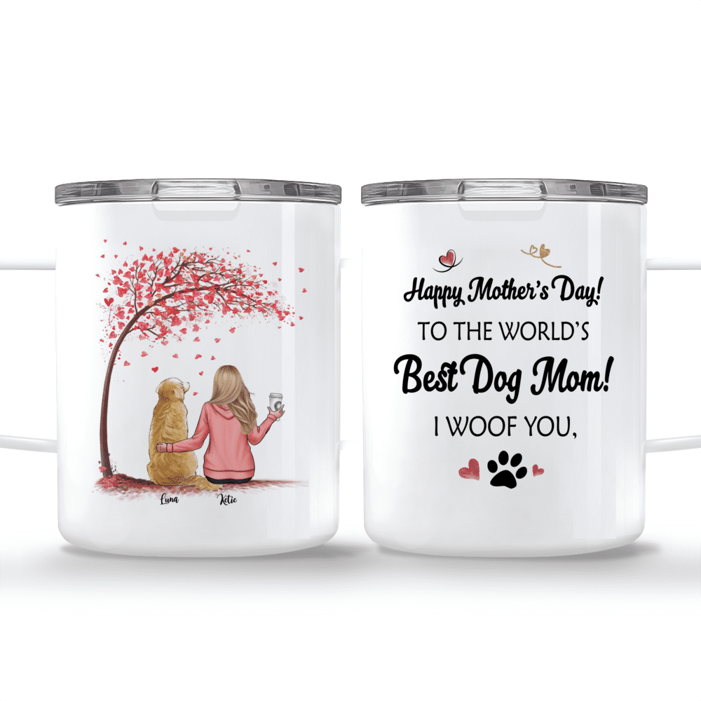 Happy Mother's Day To The Best Dog Mom Dog Lover Gift Coffee Mug, HN59 —  GeckoCustom