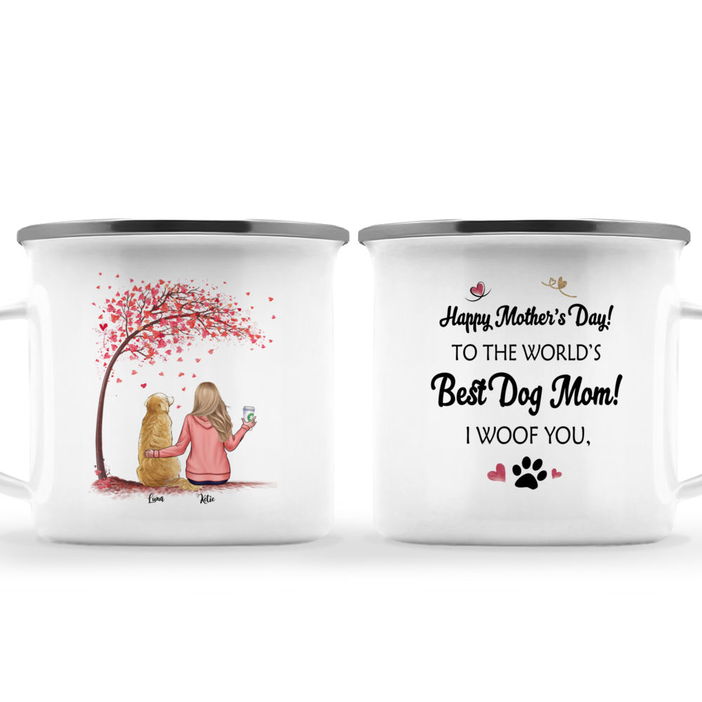 Happy Mother's Day To The Best Dog Mom Dog Lover Gift Coffee Mug, HN59 —  GeckoCustom