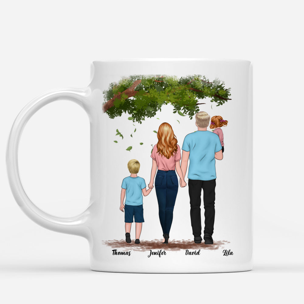 Personalized Mug - Family - Family where life begins and love never ends - Gift For Family Members, Mother's Day Gifts_1