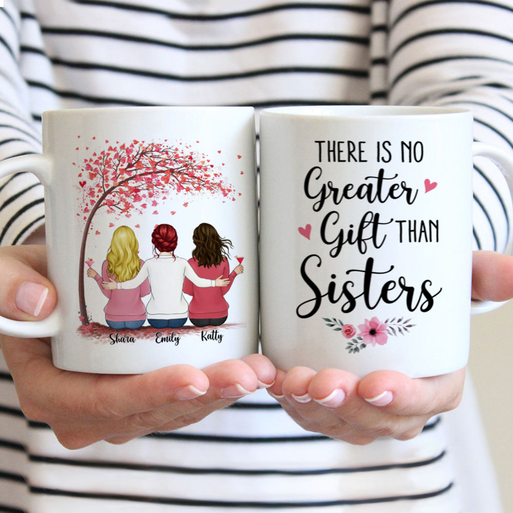 Personalized Mug - Up to 6 Sisters - There Is No Greater Gift Than Sisters (3939)