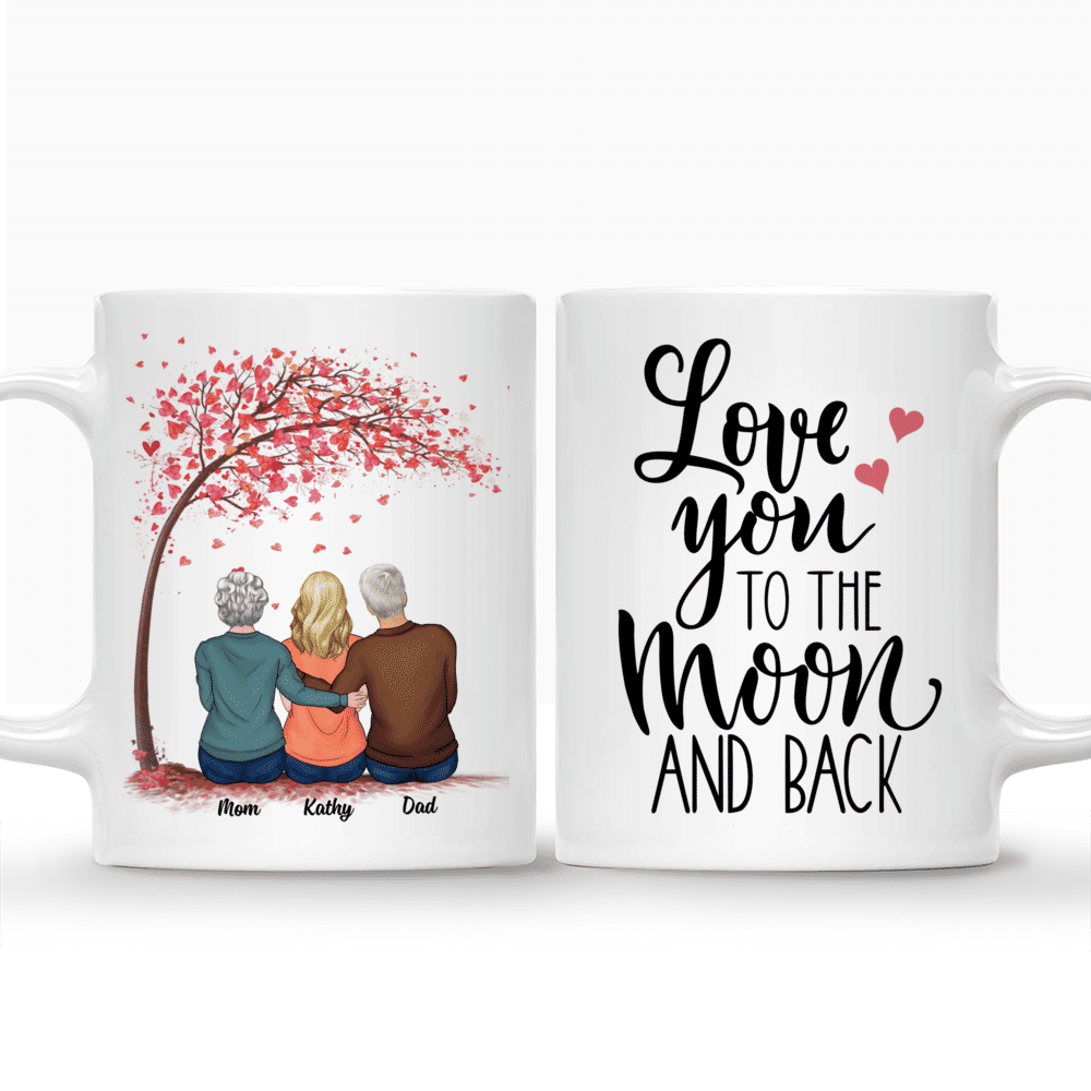 Personalized Mug - Family - Love you to the moon and back (N)_3