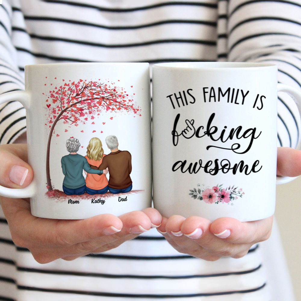 Personalized Mug - Family - This family is f**king awesome_Ver 2 (N)