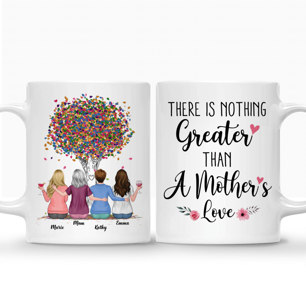 Personalized Mug - Mother & Daughters - There Is Nothing Greater Than A Mother's Love (3920) (Ver 2)_3