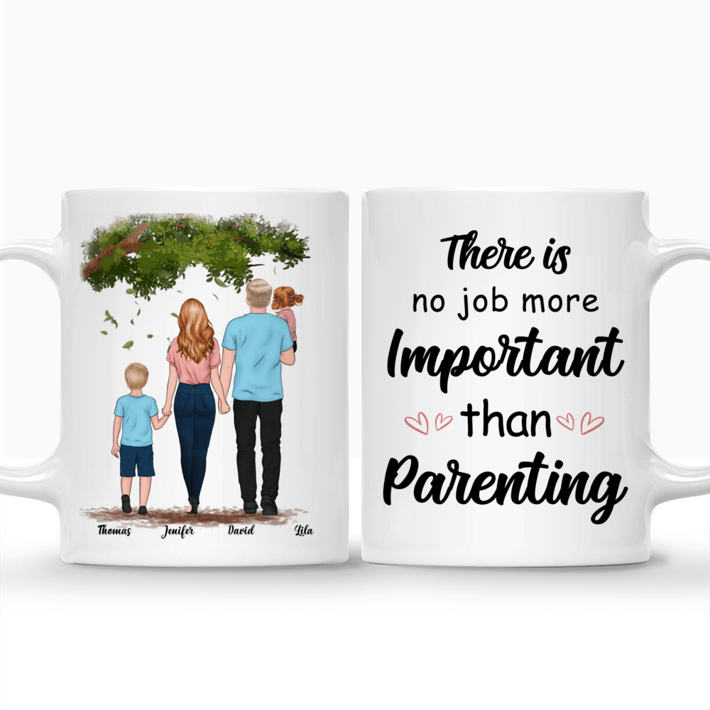 Personalized Mug - Family - there is no job more important than parenting_3