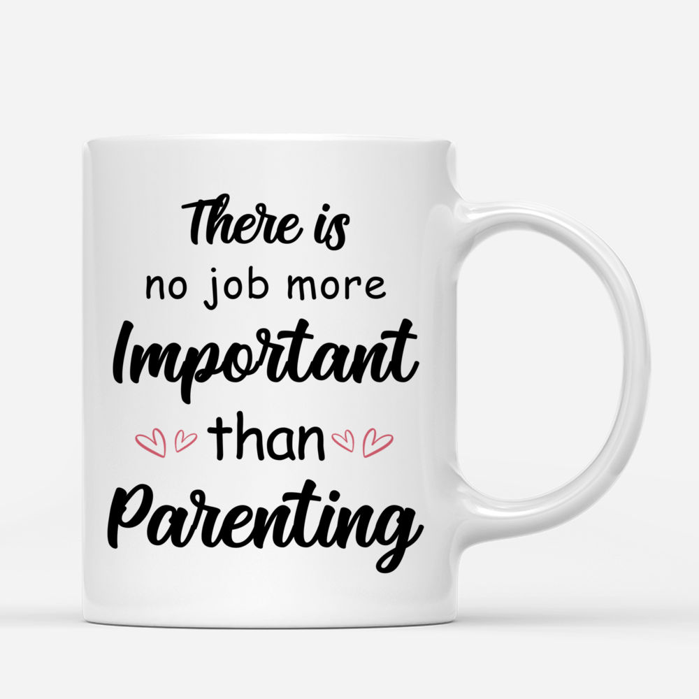Personalized Mug - Family - There is no job more important than parenting_2