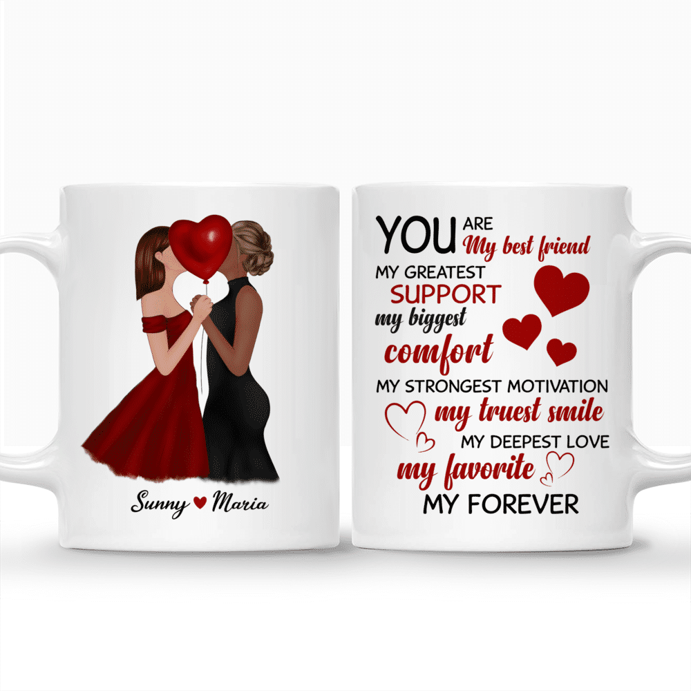 You are my best friend, my greatest support, my biggest comfort...Couple Gifts, Couple Mug