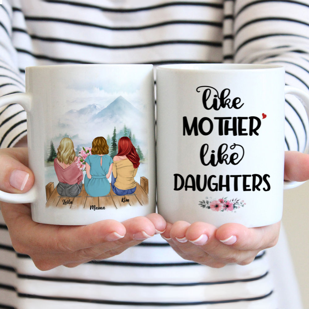 Personalized Mug - Mother & Daughter - Like mother like daughters - Romance