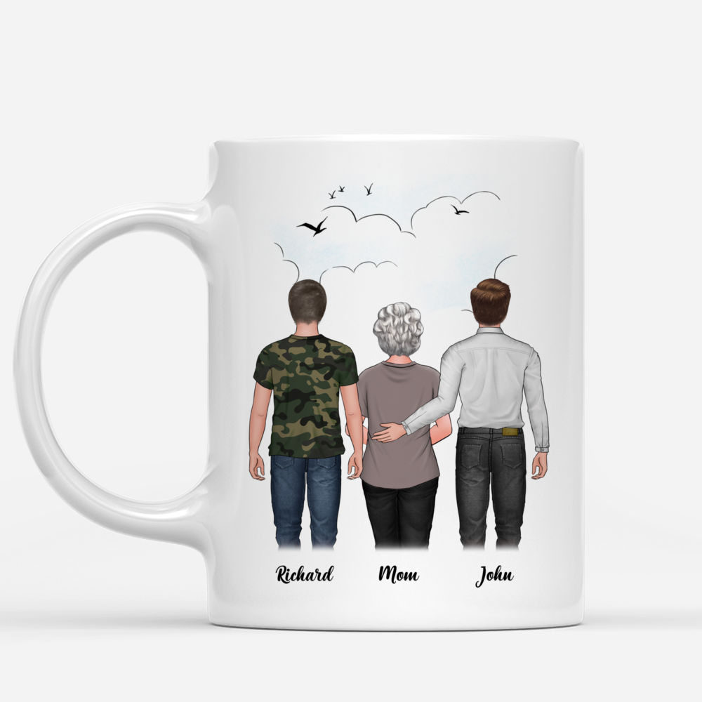 Mother & Son - The Love Between A Mother And Sons Is Forever (ver 2) - Personalized Mug_1