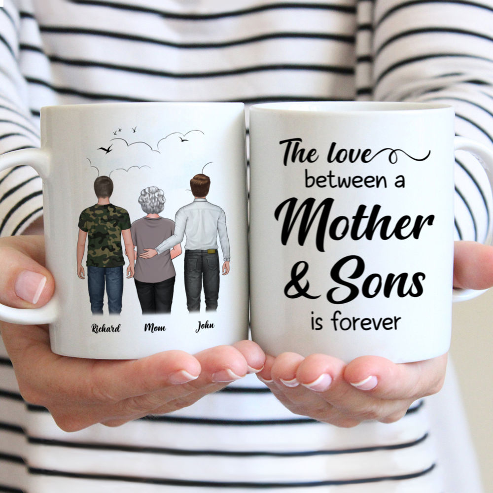 The Love Between Mother And Son Is Forever - Personalized Aluminum