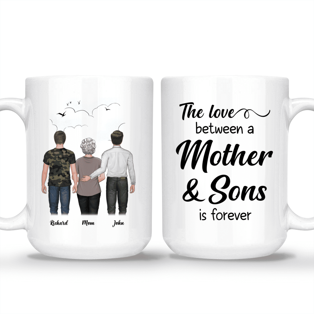 Custom Coffee Mug the Love Between A Mother and Son Knows No