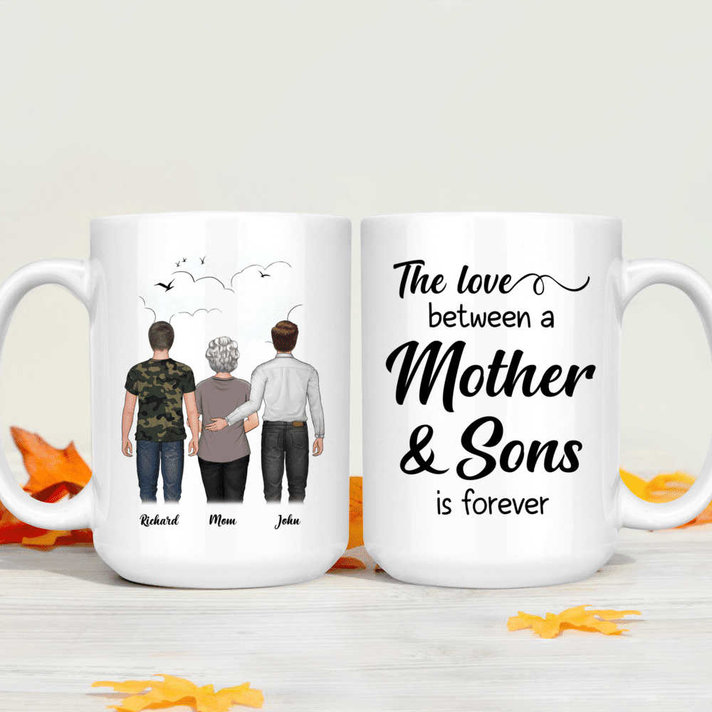 The Love Between Mother And Son Is Forever - Personalized Aluminum