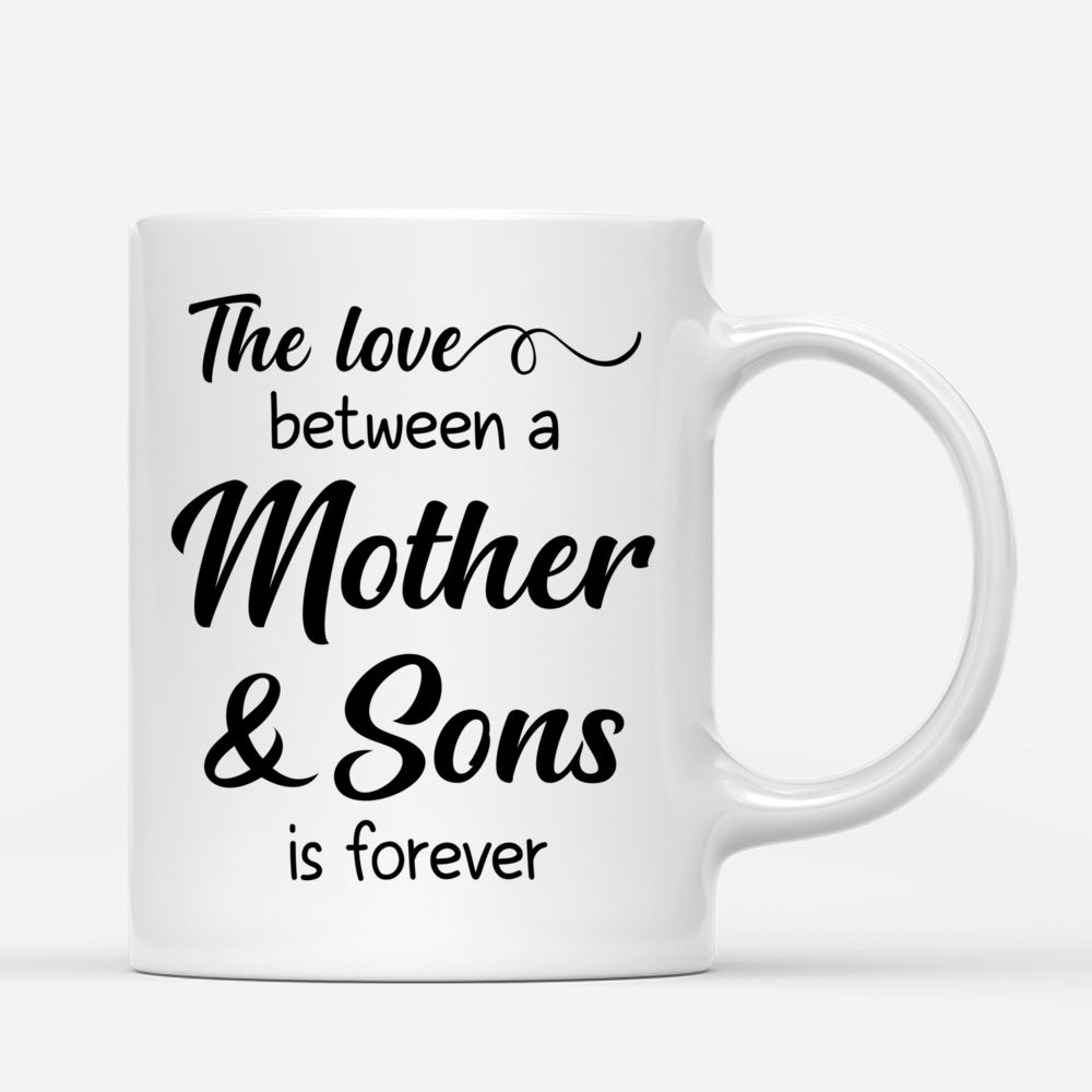 Personalized Mother & Son Mug - Mother And Sons Forever Linked