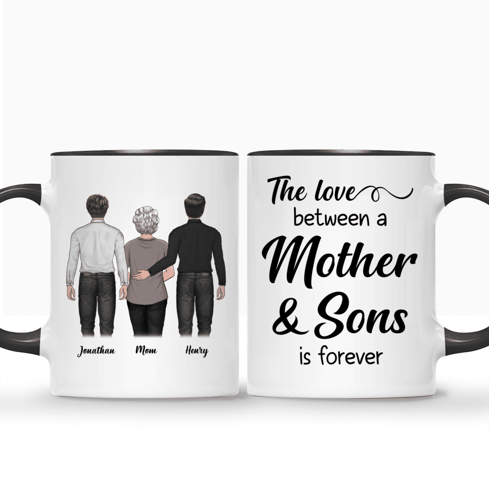 The Love Between Mother And Son Is Forever - Personalized Aluminum