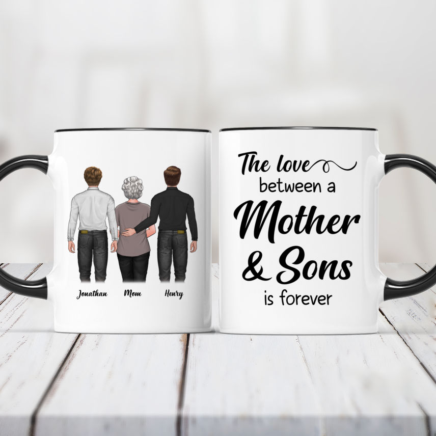 The Love Between Mother And Son Is Forever - Personalized Aluminum Orn –  Macorner