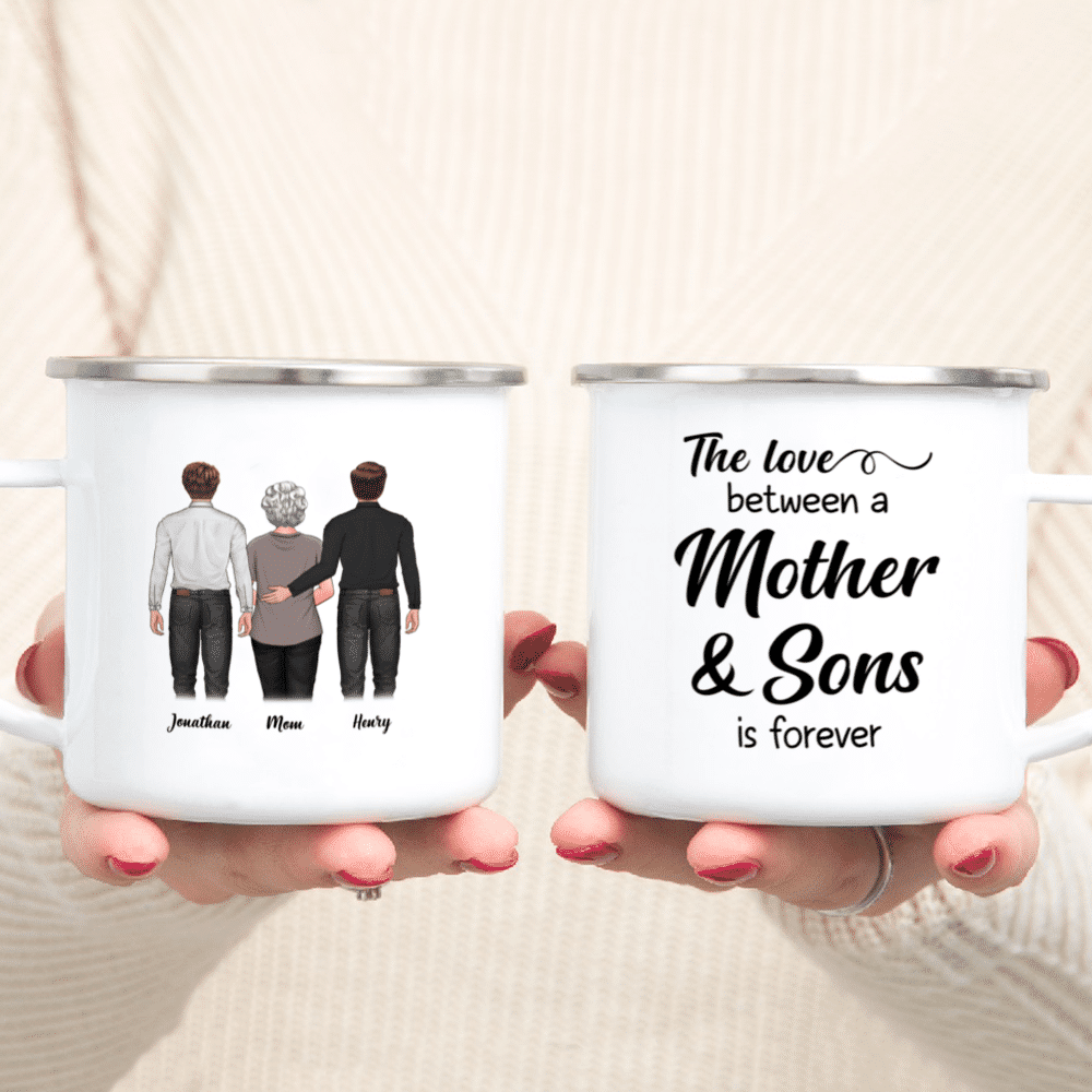 The Love Between Mother And Son Is Forever - Personalized Aluminum