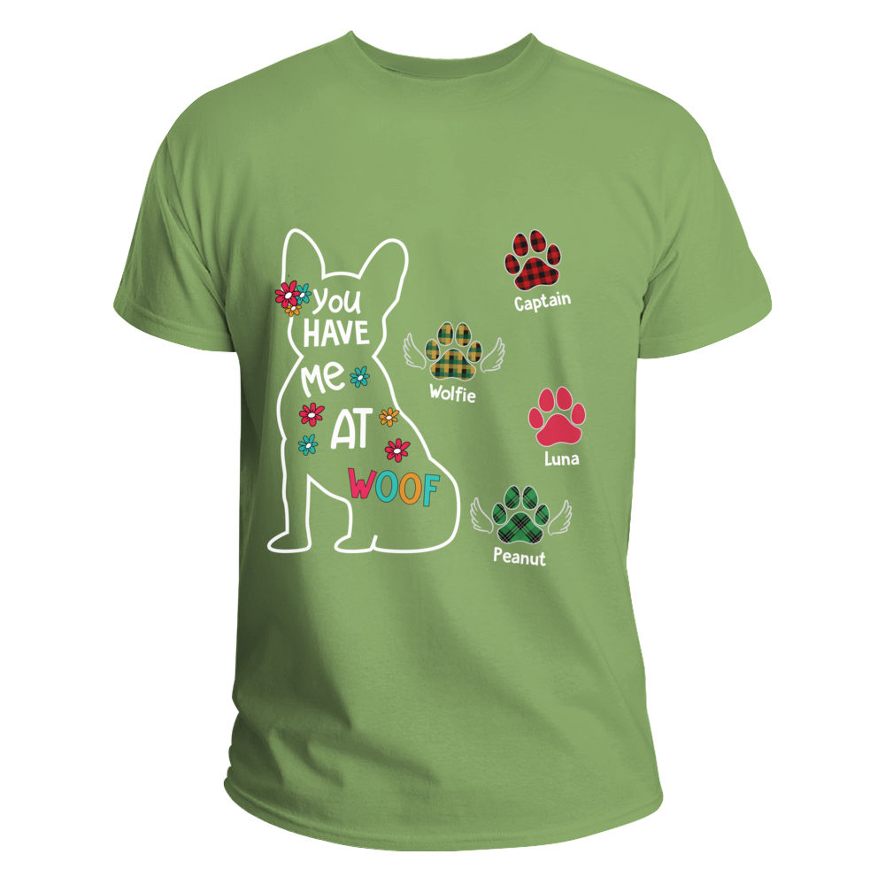 thegericapups Personalized St. Patrick's Day Shirt for Dog Owners, Dog Mom St. Patrick's Day, My Dog Is My Good Luck Charm Personalized