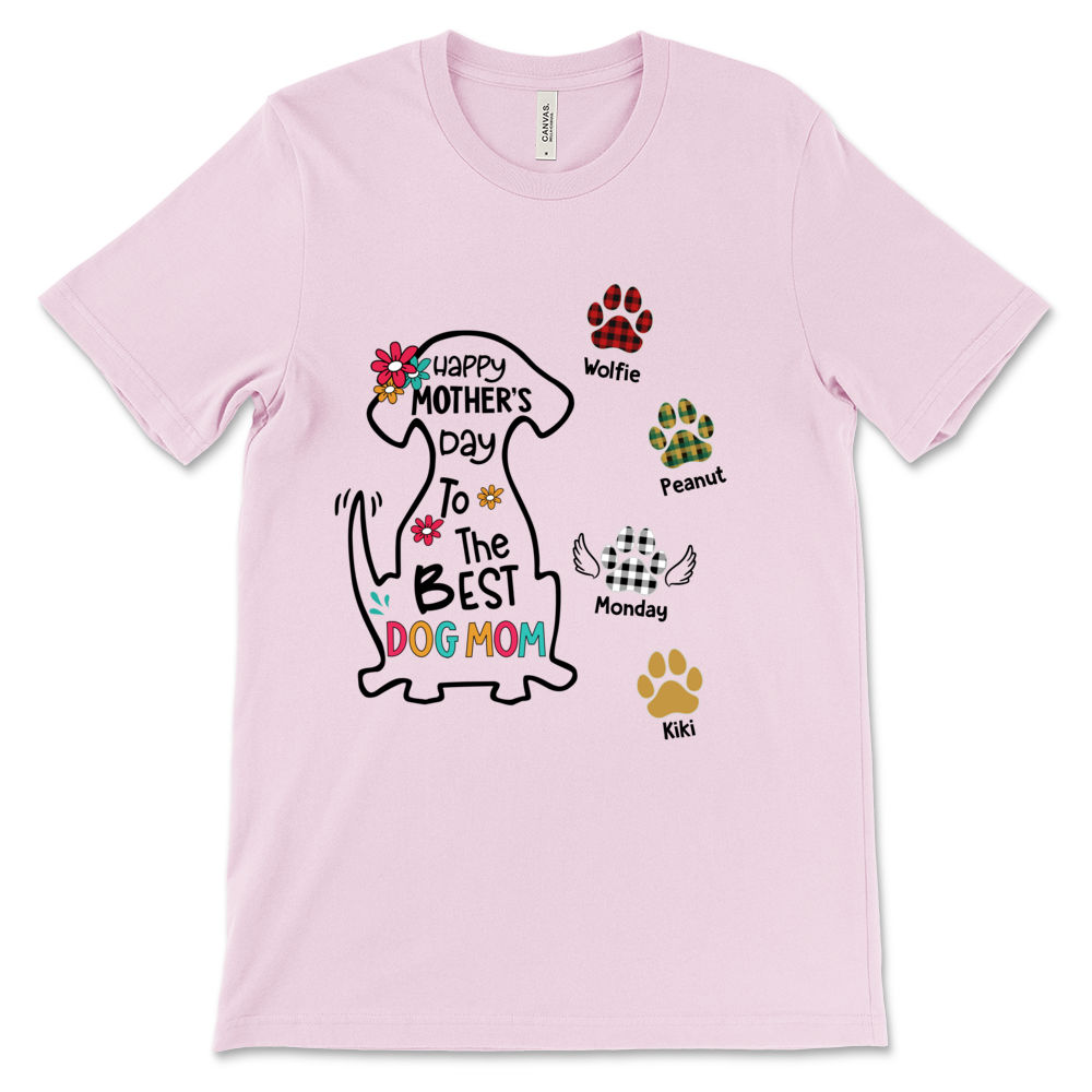 Happy Mother Day Shirt, Mother's Day T Shirt, Dog Mom Shirt, Dog Mom G -  Gerbera Story