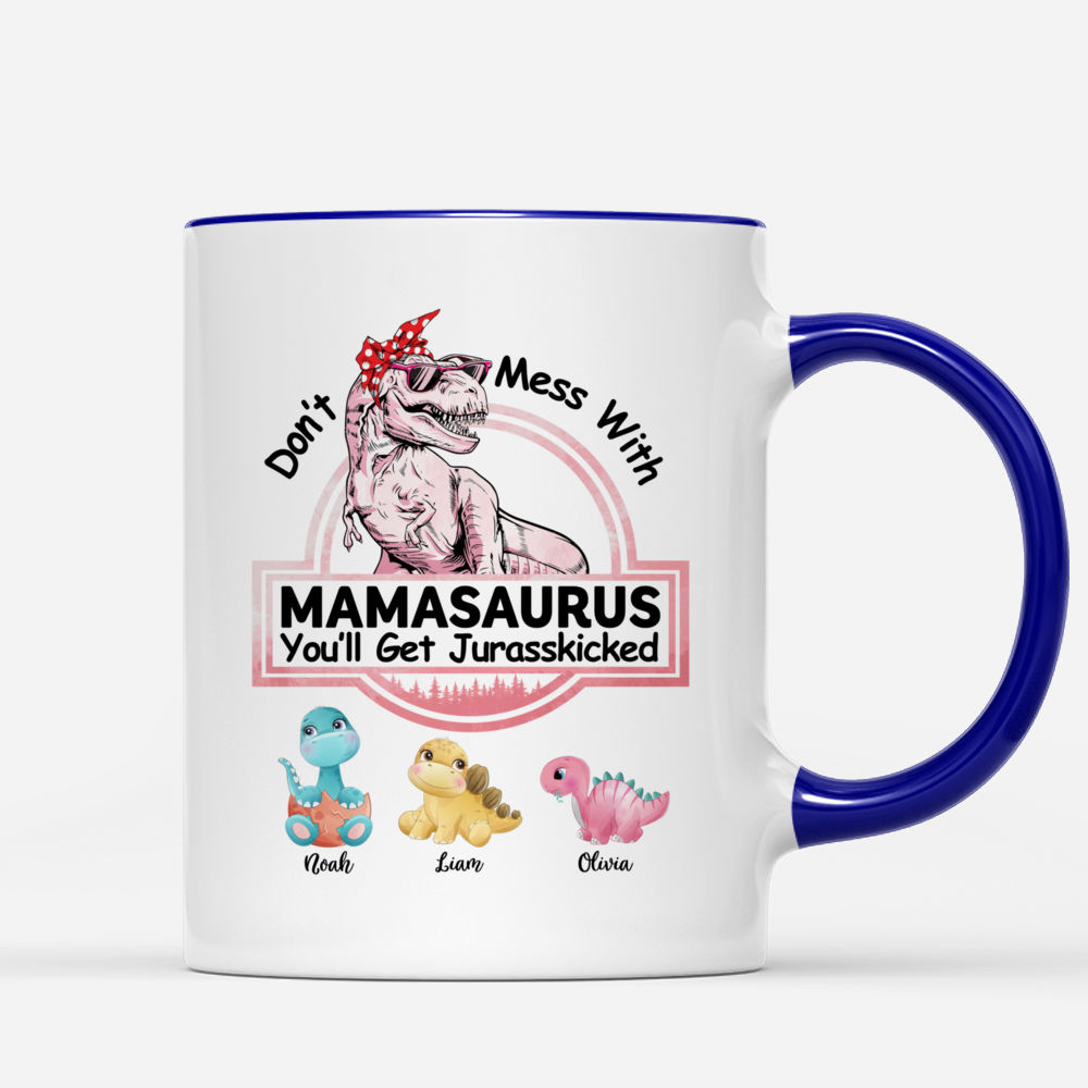 Don't Mess with Mamasaurus Mom Mug Personalized – Personalized Drawing Gifts